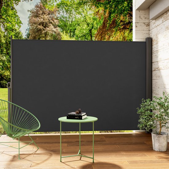 Casaria Windscherm Nosara - 180x300cm Uitschuifbaar - Antraciet