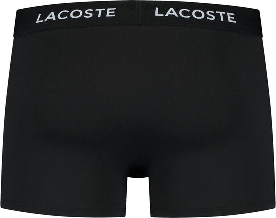 Lacoste Boxershorts Heren Microfiber Zwart 3-Pack - Maat L
