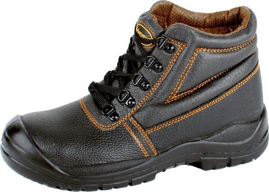 4WORK 4W12 Zwart Hoge Werkschoenen S3