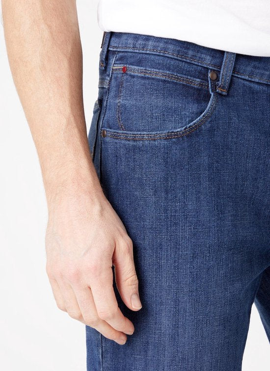 Wrangler STRAIGHT DARK STONE heren JEANS maat 36 X 30