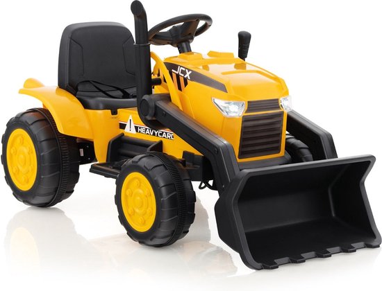 Coast Mobile Children's Excavators met een verstelbare ernstige schop voor kinderen van 3 tot 8 jaar geel