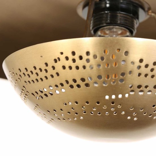 Anne Lighting plafonniere Brassi - brons - metaal - 42 cm - E27 fitting - 3681BR