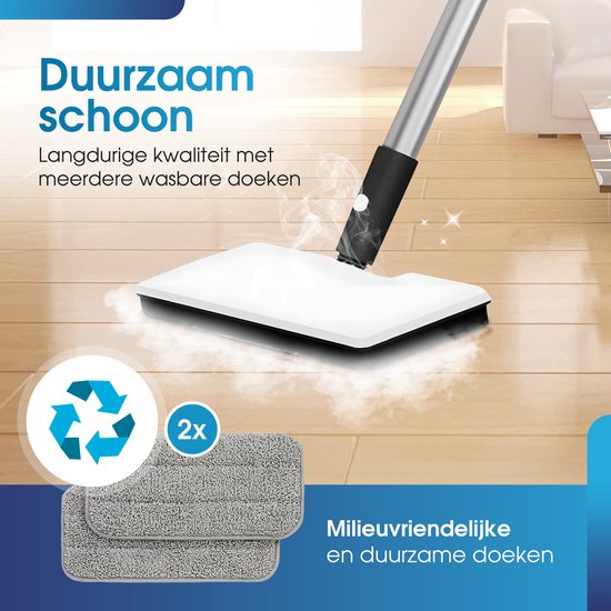 Novalance - SteamPro Stoomreiniger & Handstomer - Tapijtreiniger / Vlekkenreiniger - Stoomreinigers - Stoomapparaat - Vloer, Bank, Tapijt