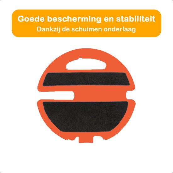 Tennispaal – Tennistrainer – Set Met Elastiek En Tennisbal – Oranje – Voor in de Tuin – Kinderen – Classic – Pro – Vakantie – Volwassenen