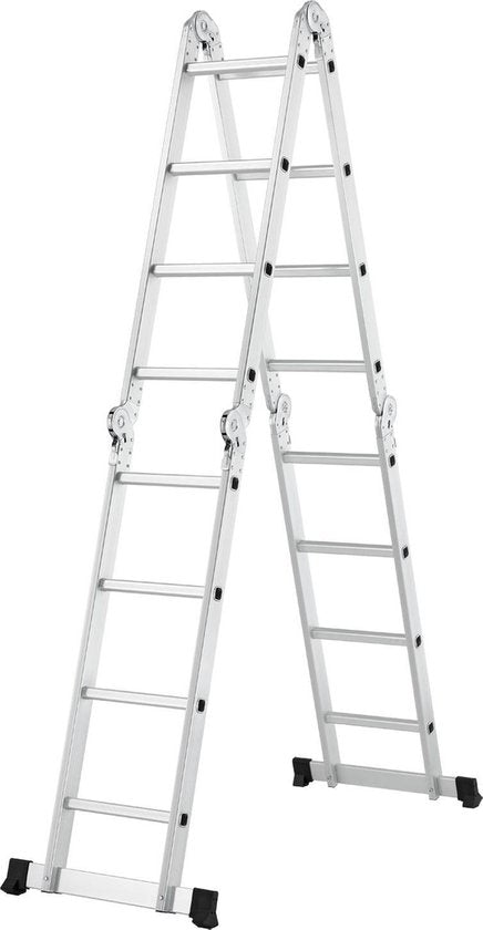 Juskys Multifunctionele vouwladder 6 in 1 - 4.7M