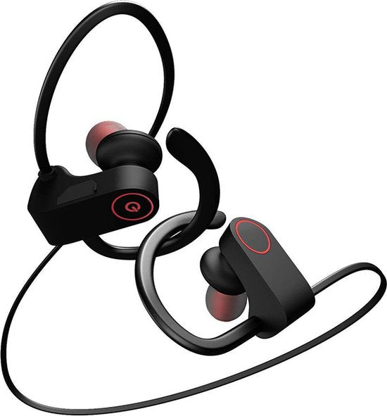 Draadloze in-ear Bluetooth oordopjes, Sport headset - Wireless Headset - zwart/rood U8