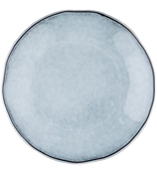 bord CLOUD Ø27cm - 6 stuks - Stormgrijs