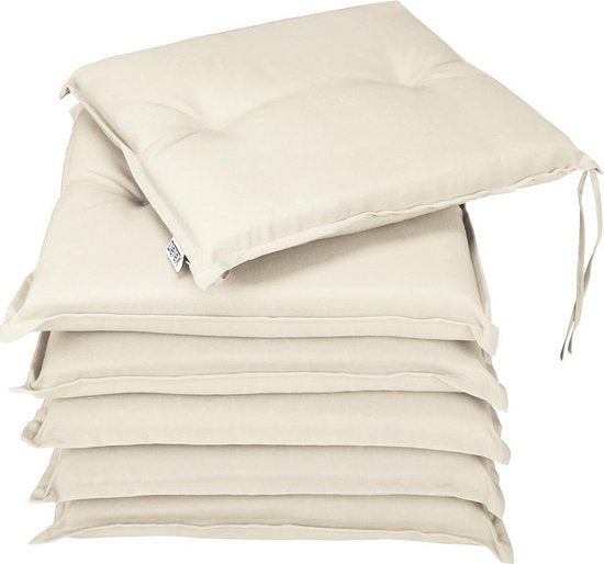 Detex Zitkussens - Set van 6 Boston Cream - 43x39x5cm