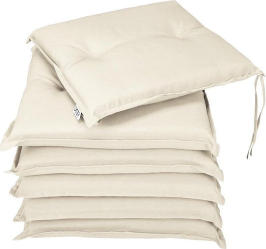 Detex Zitkussens - Set van 6 Boston Cream - 43x39x5cm