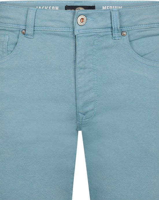 Petrol Denim Shorts - Heren - Marble Blue - Maat XL