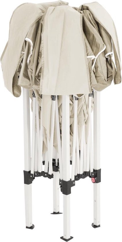 Casaria Partytent - Paviljoen - Waterdicht - 300 x 300 cm - Beige