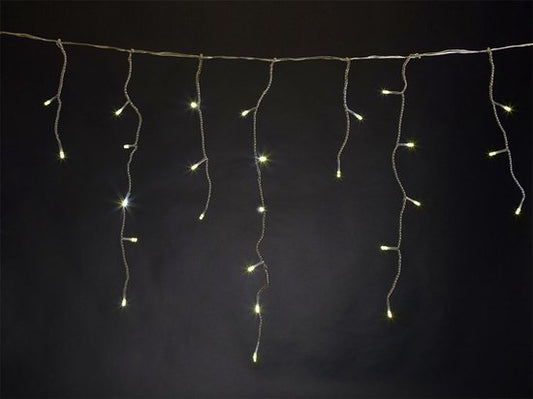 Vellight led-lichtgordijn warmwit, 2 m, 150 leds, weerbestendig, energiezuinig en betoverend