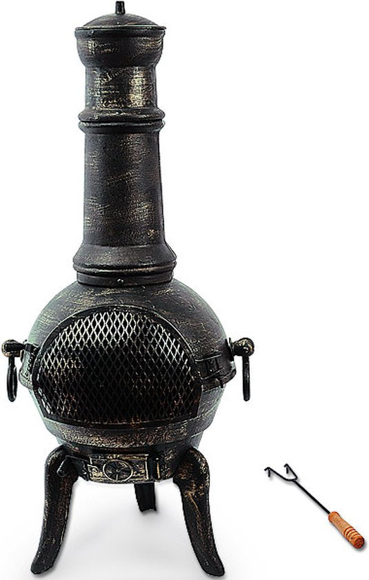 Gardebruk Tuinhaard Chimenea – Gietijzeren 28 kg – Zwart