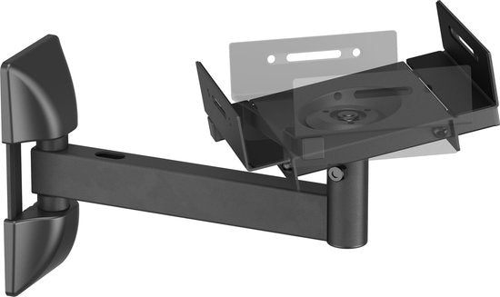 Speaker muurbeugel universeel - wandmontage speakers - luidspreker muurbeugel - muurmontage speakers - draaibaar roteerbaar kantelbaar - 25 kg belastbaar - set van 2 stuks