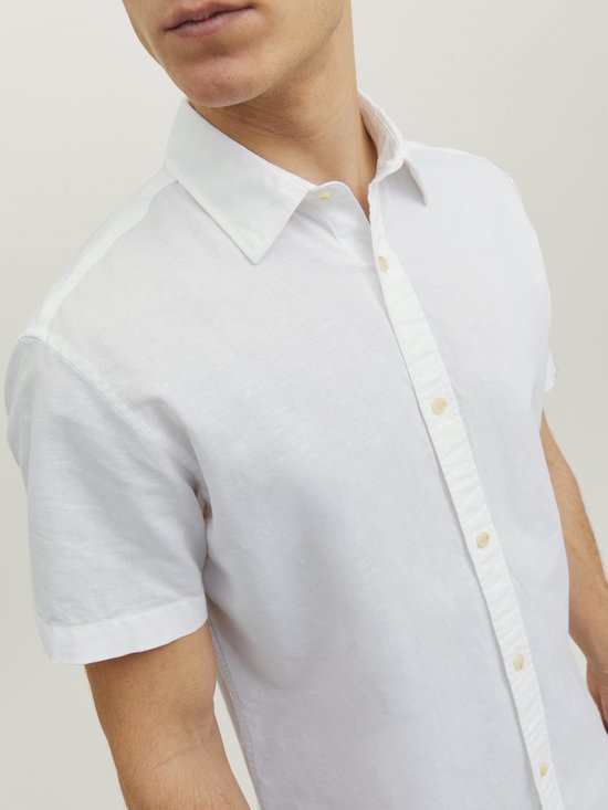 Jack & Jones Summer Shirt - Wit - Maat XL