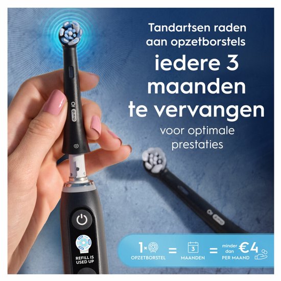 Oral-B Opzetborstels iO Ultimate Clean Zwart - 6 stuks