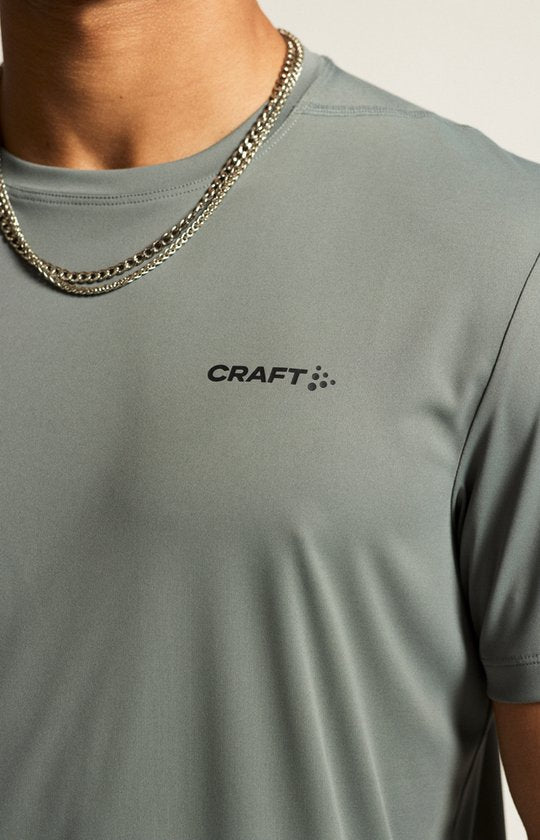 Craft Heren Sportshirt – Core Essence SS Tee 2 – Leaf – Maat M