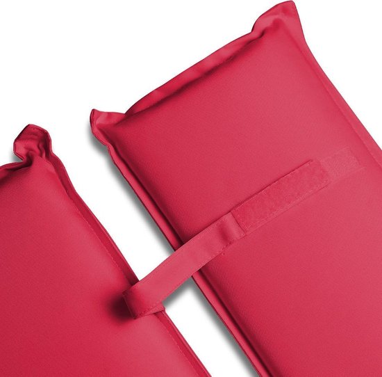 Detex Ligbedkussen - Met Afneembare Kussen - Rood - 177x58x7cm
