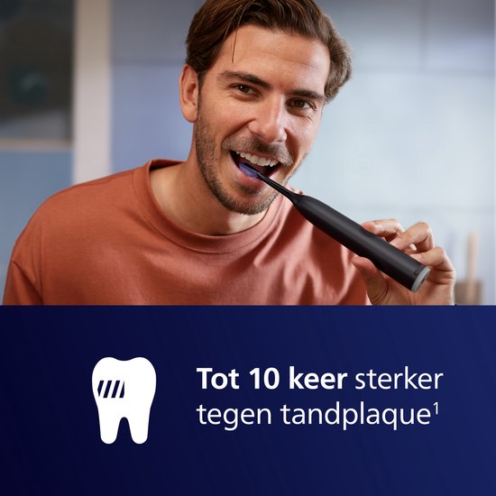 Philips Sonicare 7100 Series - Elektrische Tandenborstel - Zwart - Reisetui - Gezonder tandvlees - HX7421/01
