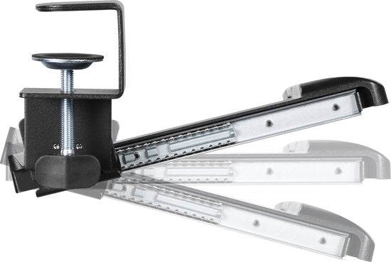 Toetsenbord lade onder bureau - toetsenbord houder - toetsenbordlade - toetsenbord onder bureau - keyboard tray - ergonomisch zithouding - hoogte verstelbaar en uitschuifbaar