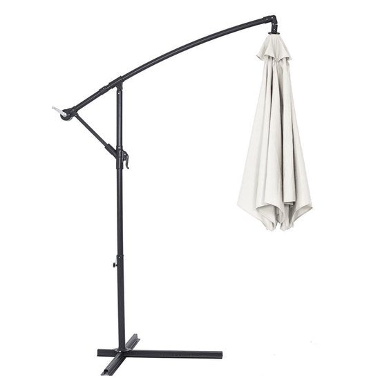 Kingsleeve Zweefparasol - Ø300cm UV bescherming 80+ - Crème