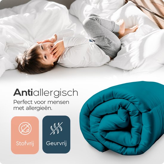Sleeptime 2 in 1 Dekbed - Dekbed zonder Overtrek - 200x200 - Indigo