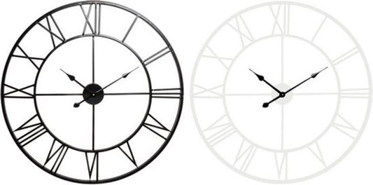 Muurklok DKD Home Decor Metaal (2 stuks) (40 x 3 cm)