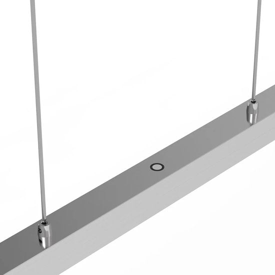Minimalistische stalen hanglamp Danske 2745ST - 114 cm, uitschuifbaar, in hoogte verstelbaar - Mexlite