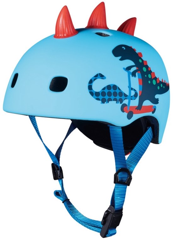 Micro - Helm - Scootersaurus (m) (ac2095bx) /speelgoed om op te rijden /blauw/m