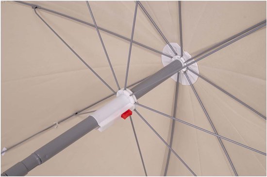 Bo-Camp - Parasol - Met knikarm - Ø 165 cm - Sand