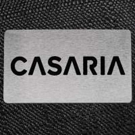 Casaria Relax Lounger, Ligstoel London, stof antraciet met verchroomde poten