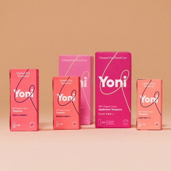 Yoni Biologisch Katoenen Tampons Heavy 16 stuks