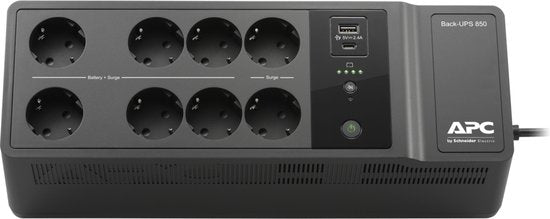 Schneider Electric Voedingssysteem BE850G2-SP - 12V - 9.0Ah Accu - Backup UPS