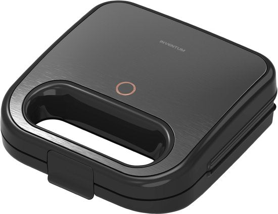 Inventum SG750B - Tosti ijzer - Panini grill - Bakplaat 22,4 x 13 cm - PFAS vrij - Tosti apparaat - 750 watt - Zwart