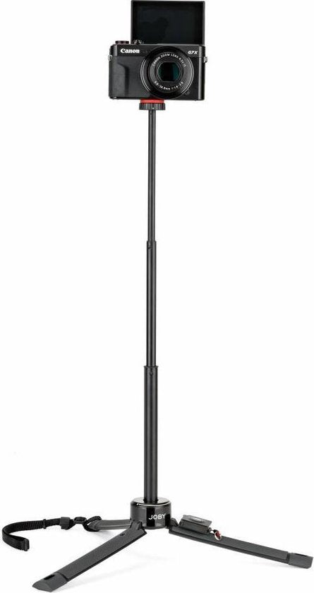 JOBY GripTight PRO TelePod – Statief voor smartphones en GoPro – Werkhoogte: 20.8 - 63.5 cm – Zwart