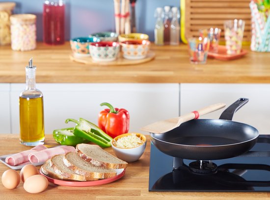 Tefal Easy Cook & Clean - Koekenpannenset - Ø24 en Ø28 cm - Niet Geschikt voor Inductie - Anti-aanbaklaag - Aluminium - Zwart