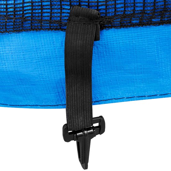 Monzana Trampoline - Ø244cm Veiligheidsnet UV- en weerbestendig - Zwart