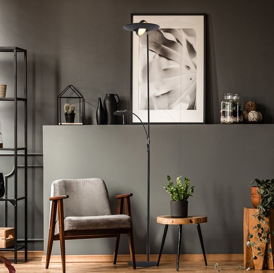 Vloerlamp Steinhauer Zenith LED - Zwart