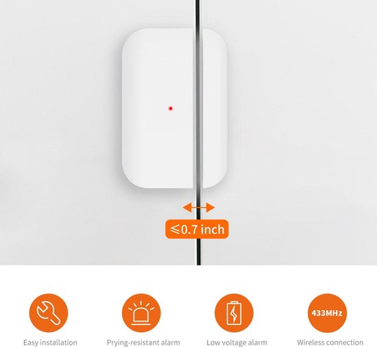 Denver Draadloos Alarmsysteem - Smart Home - Tuya - Beveiliging Woonhuis Camper Caravan Boot - SHA220