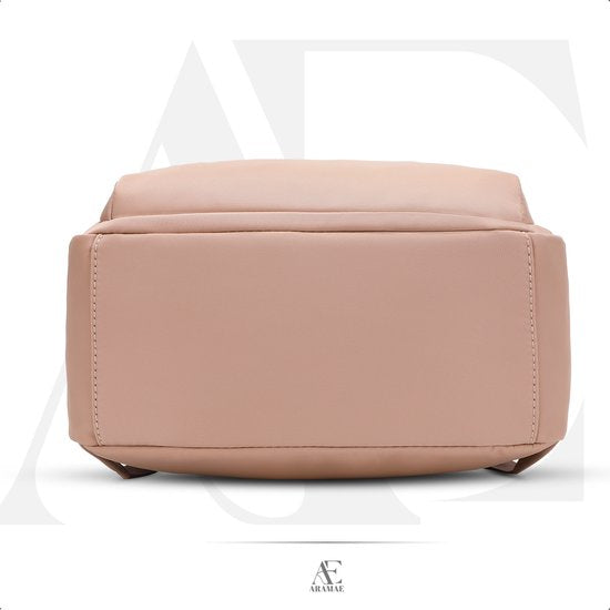 aramae - Rugzak Dames - Laptoptas 14 Inch - Schooltas - Roze