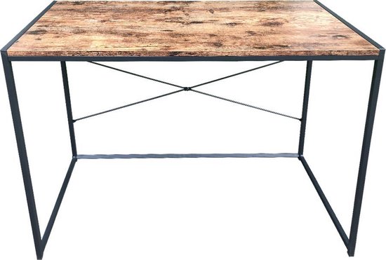 VDD Industrial Vintage Design Bureau Stoer - laptoptafel - industrieel - 100x45x75 cm