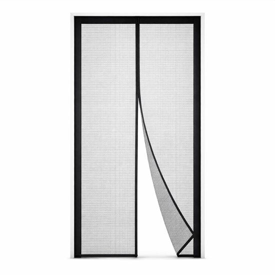 Ceruzo Deurgordijn 100x230 cm – Magnetisch – Vliegengordijn – Zwart- Klittenband