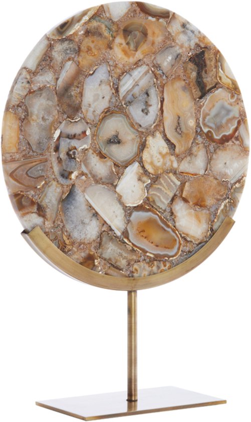 Light & Living - Ornament GOUYA - 35x12x50cm - Geel