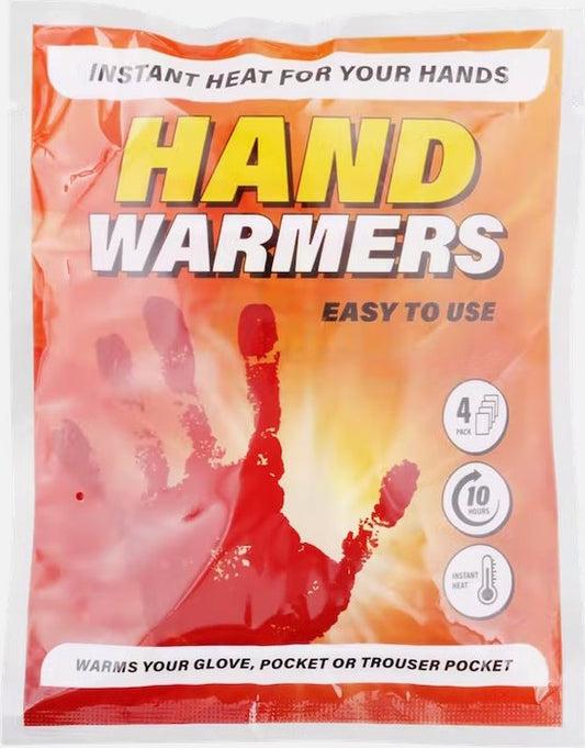 Handwarmers 4-Pack – Instant Heat – Tot 10 Uur Warmte – Ideaal voor Winter