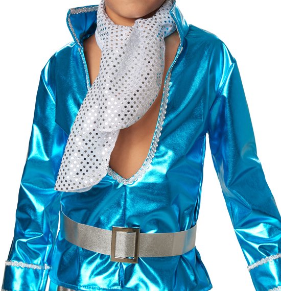 dressforfun - Disco boy 140 (9-10j) - verkleedkleding kostuum halloween verkleden feestkleding carnavalskleding carnaval feestkledij partykleding - 302378