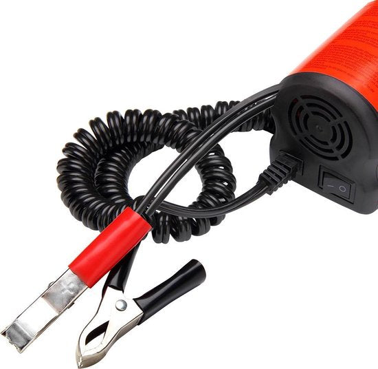 Monzana Elektrische Olie Afvoerpomp - 12V 80 Watt 5 liter min - Zwart