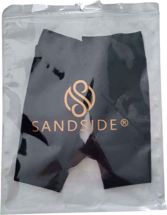 Sandside Steunkousen Compressie Sokken 2 Paar - Compressiekousen - Hardloopsokken - Sport Athletic - Zwart - Maat 36-40 S/M