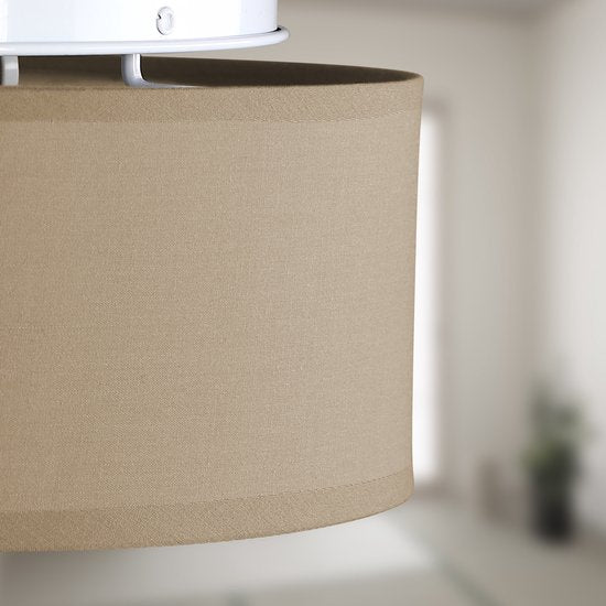 Monzana Plafondlamp - 40W Rond 38cm Fitting E27 - Taupe