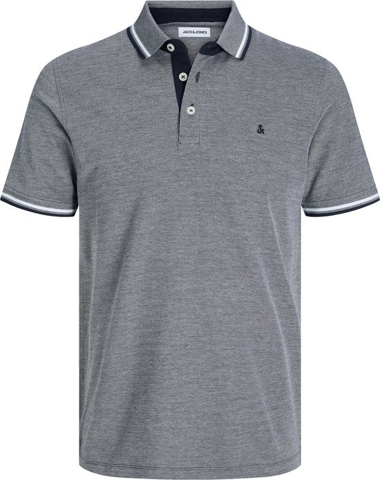 Jack & Jones Essentials Paulos Poloshirt - Korte Mouw - Blue Depths - Maat XL