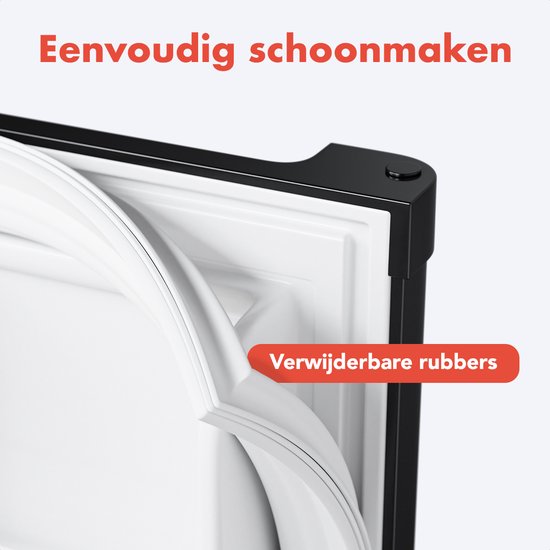 KitchenBrothers Mini Koelkast KB4024 - 40L - Vrijstaand - 44 x 47 x 57,1 cm - Zwart